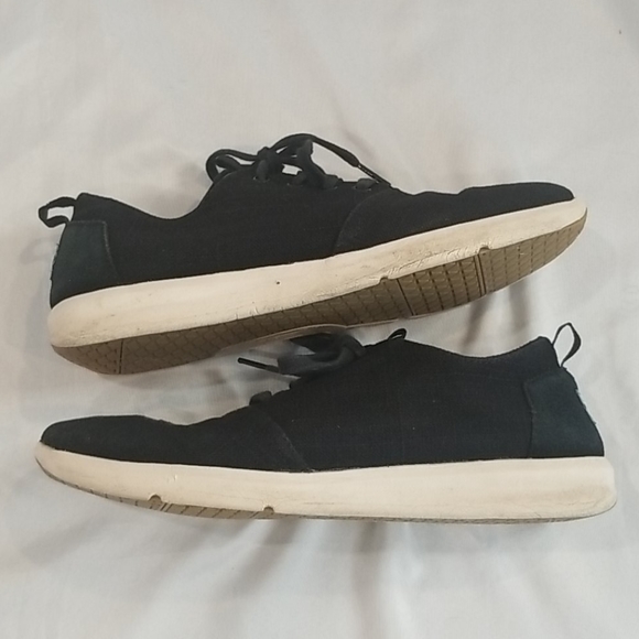 Toms Men's Del Rey sneakers size 8 black - Picture 3 of 8